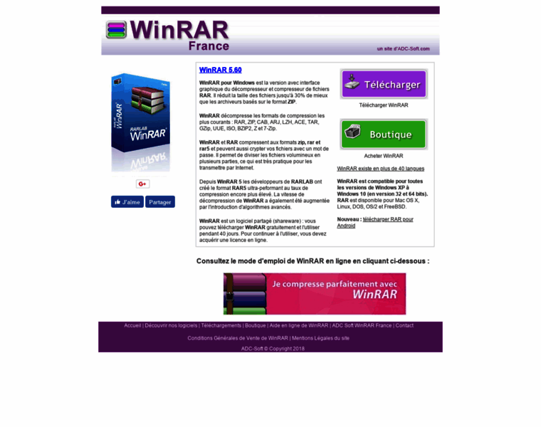 Winrar-france.fr thumbnail
