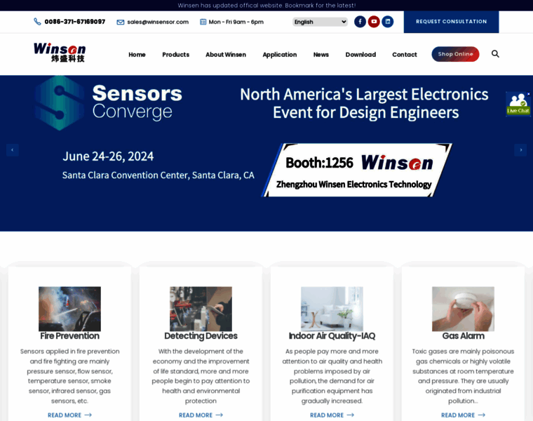 Winsen-sensor.com thumbnail