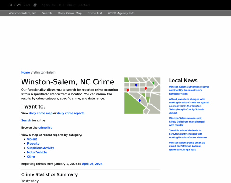 Winston-salem-crime.com thumbnail