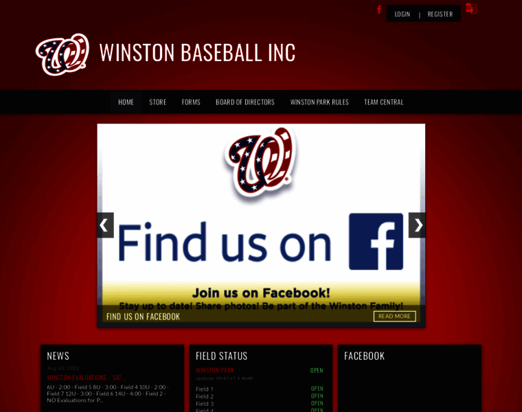 Winstonbaseball.com thumbnail