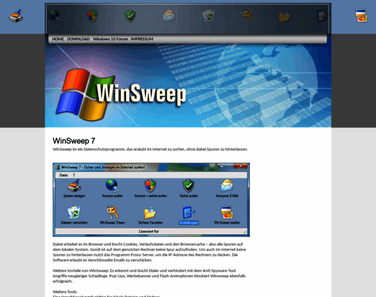 Winsweep.net thumbnail