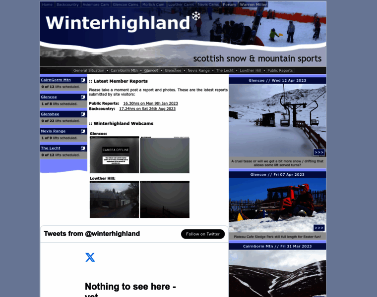 Winterhighland.com thumbnail
