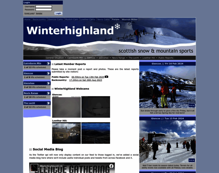 Winterhighland.info thumbnail