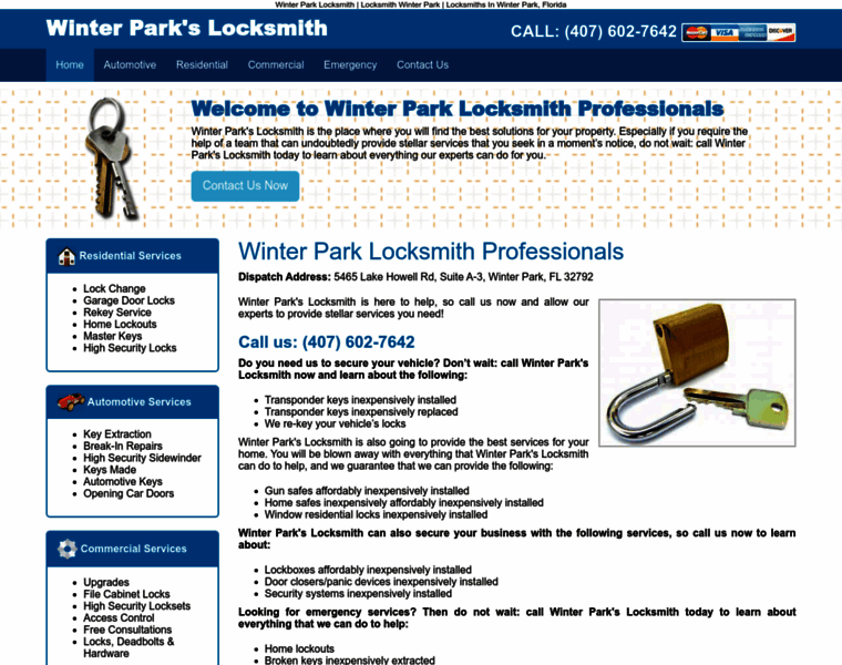 Winterparkslocksmith.com thumbnail