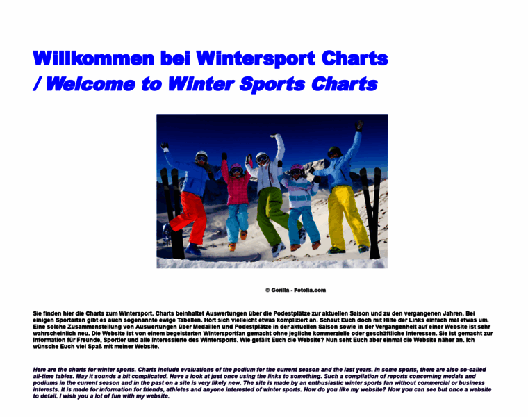 Wintersport-charts.info thumbnail