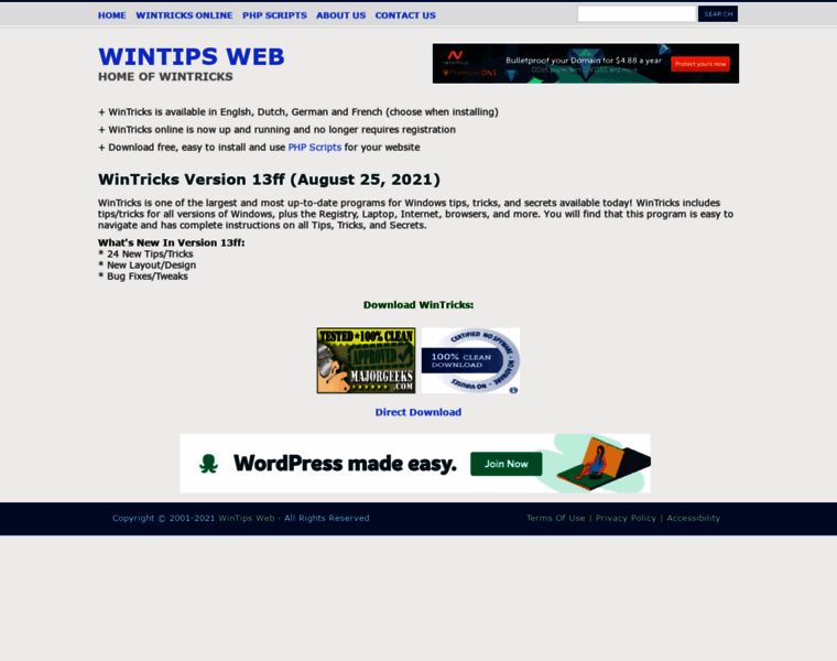 Wintipsweb.us thumbnail