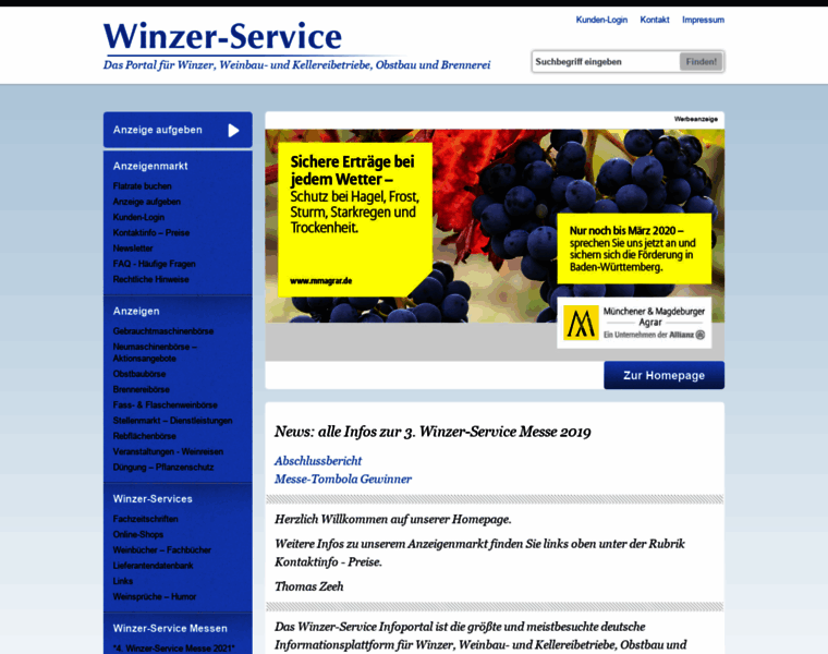 Winzer-service.com thumbnail