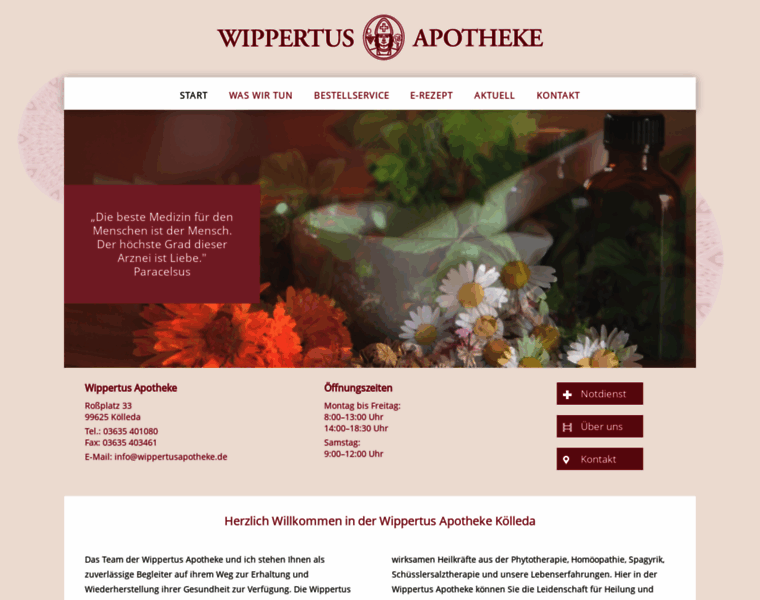 Wippertus-apotheke.de thumbnail