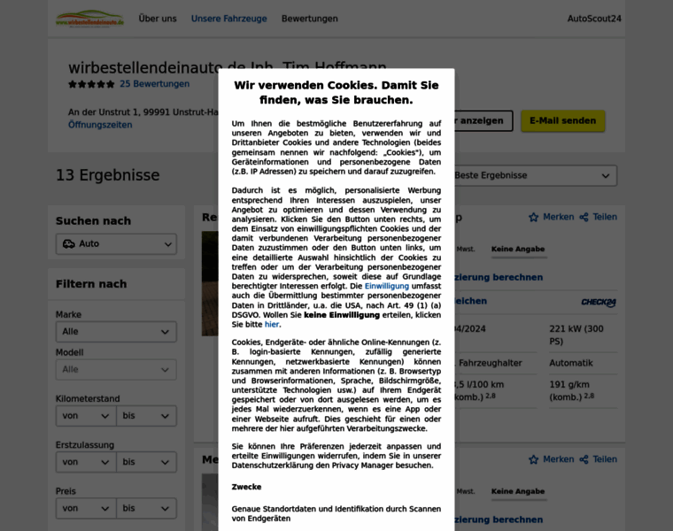 Wirbestellendeinauto.de thumbnail