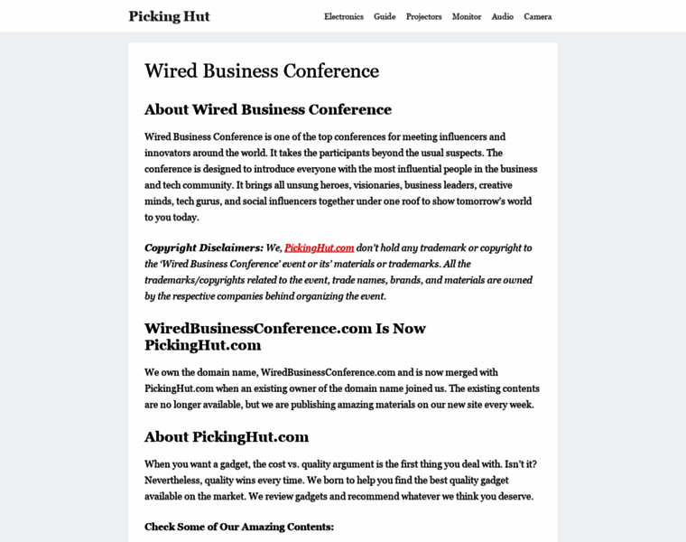 Wiredbusinessconference.com thumbnail Wiredbusinessconference.com thumbnail