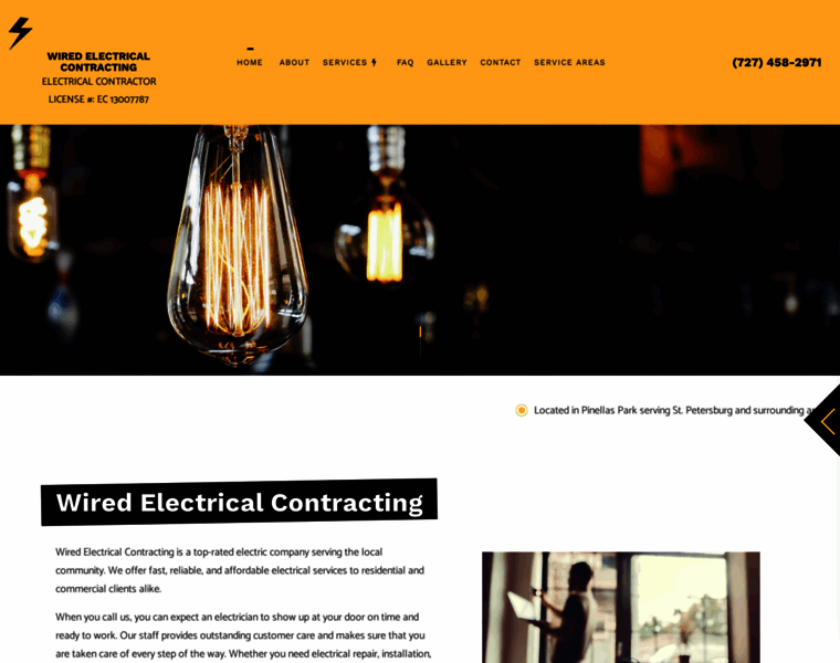 Wiredcontracting.com thumbnail