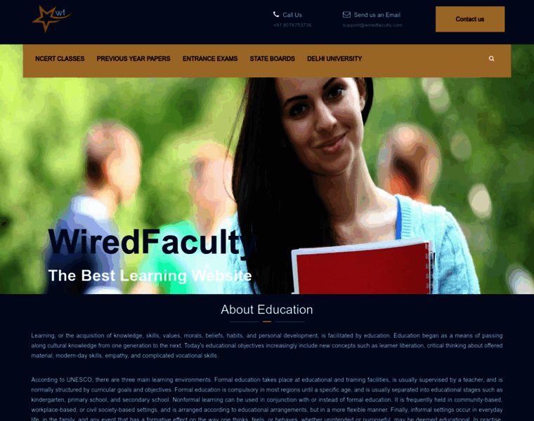 Wiredfaculty.com thumbnail