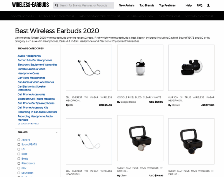 Wireless-earbuds.org thumbnail