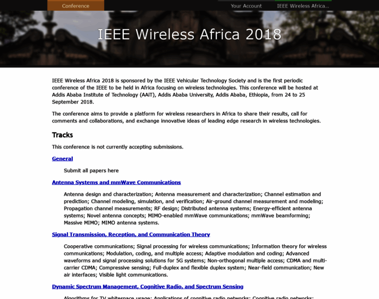Wirelessafrica18.trackchair.com thumbnail
