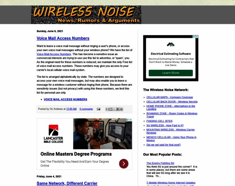 Wirelessnoise.com thumbnail