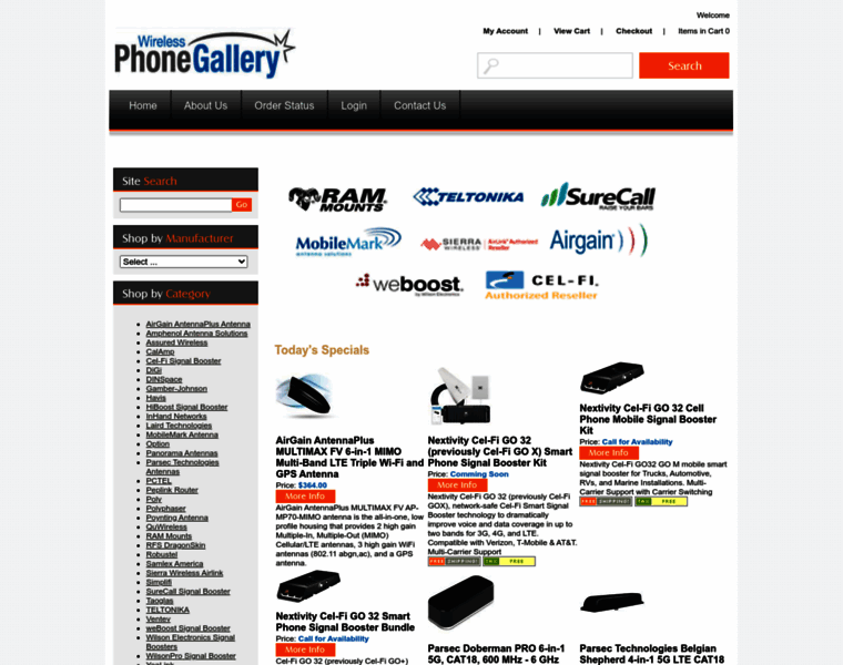 Wirelessphonegallery.com thumbnail