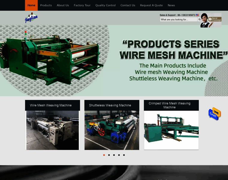 Wiremeshweavingmachine.com thumbnail