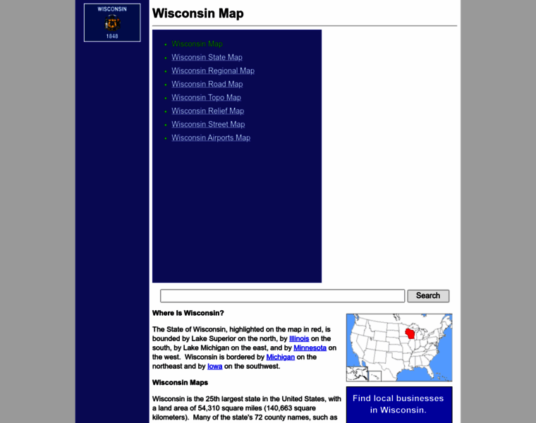 Wisconsin-map.org thumbnail