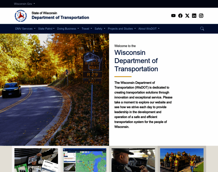 wisconsindot.gov at WI. Wisconsin Department of Transportation
