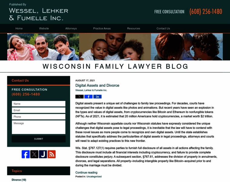 Wisconsinfamilylawyerblog.com thumbnail