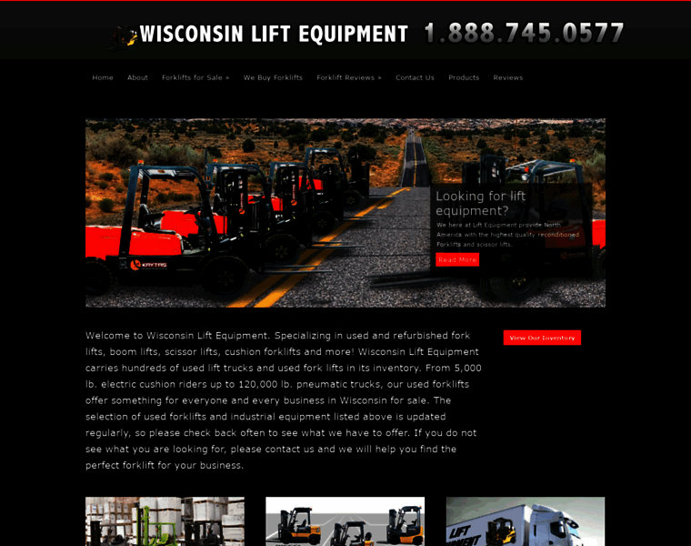 Wisconsinliftequipment.com thumbnail