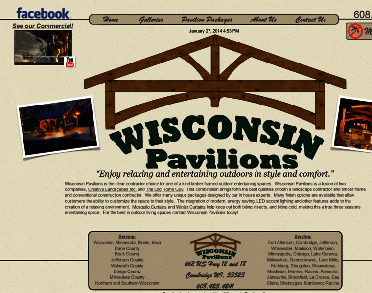 Wisconsinpavilions.com thumbnail