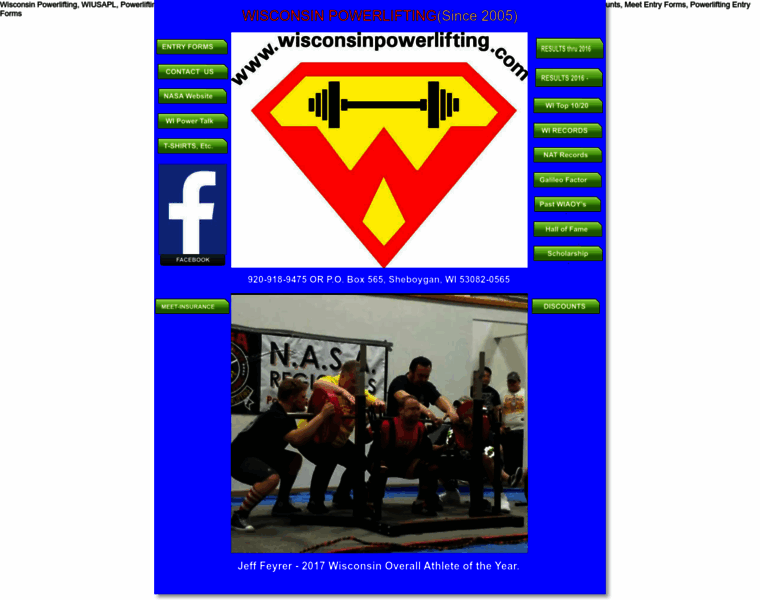 Wisconsinpowerlifting.com thumbnail