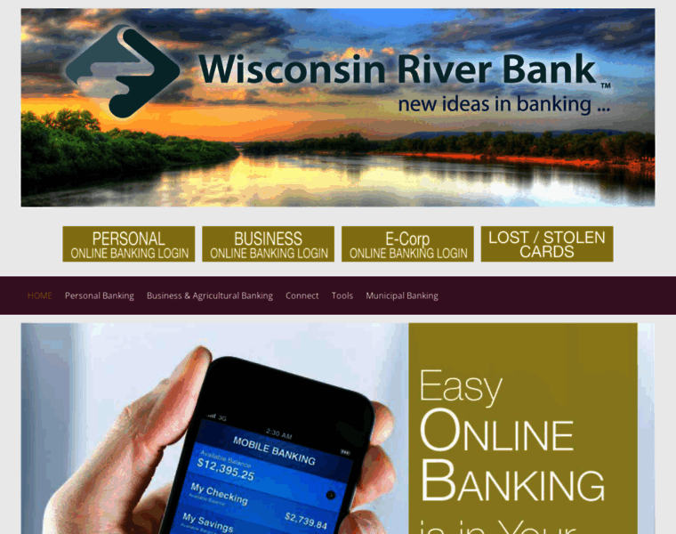 Wisconsinriverbank.com thumbnail