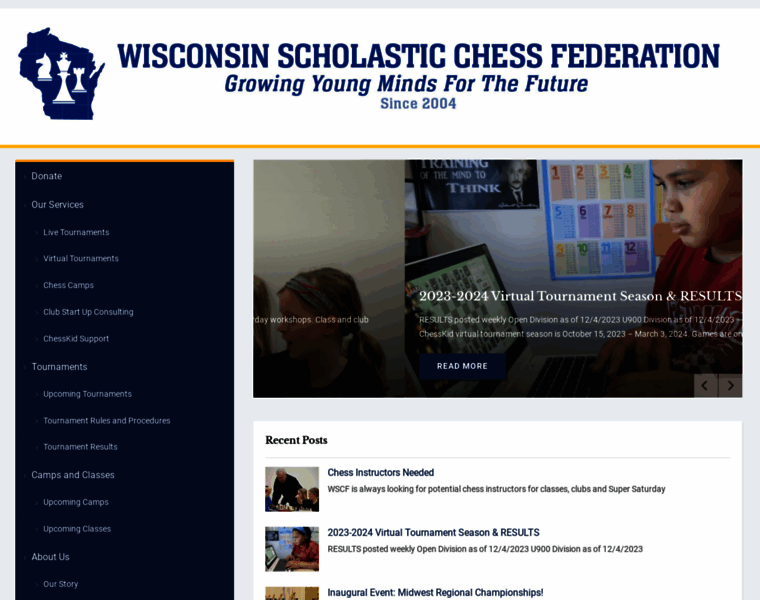 Wisconsinscholasticchess.org thumbnail