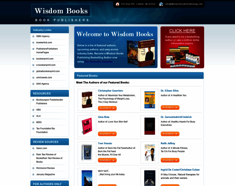 Wisdombookspublishing.com thumbnail
