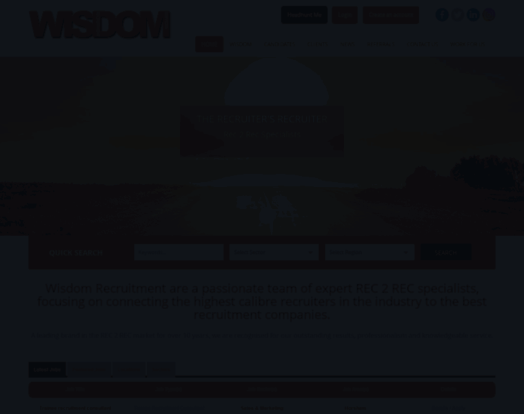 Wisdomrecruitment.co.uk thumbnail Wisdomrecruitment.co.uk thumbnail