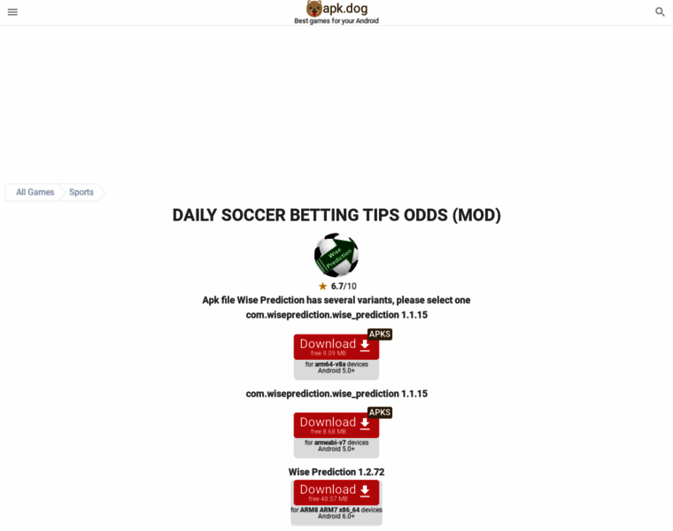 Wise-prediction-soccer-betting-predictions.apk.dog thumbnail