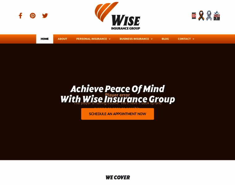 Wiseinsurancegroup.com thumbnail