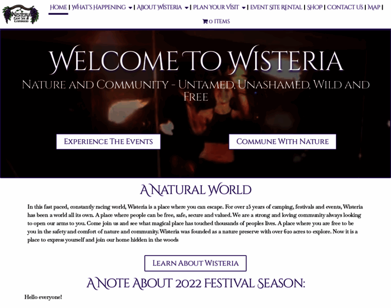 Wisteria.org thumbnail