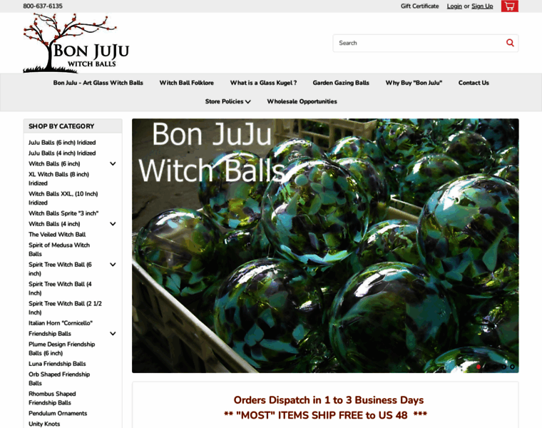 Witchballs.com thumbnail