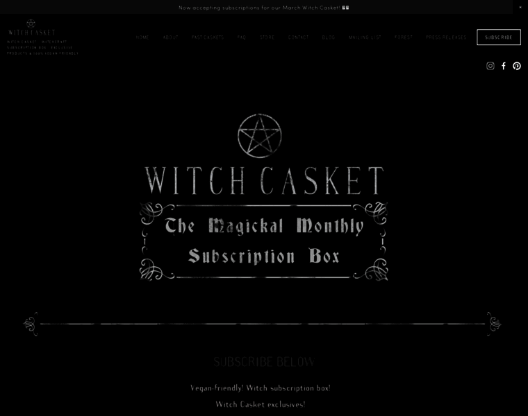 Witchcasket.co.uk thumbnail