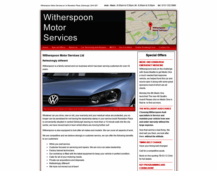 Witherspoonmotorservices.co.uk thumbnail