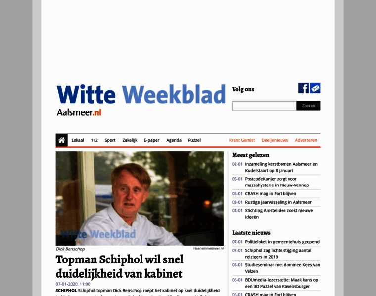 Witteweekbladaalsmeer.nl thumbnail
