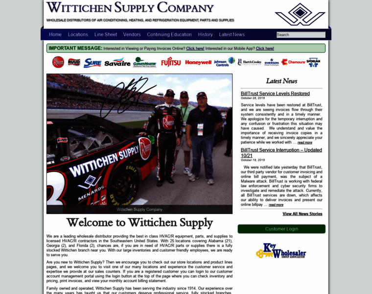 Wittichen-supply.com thumbnail