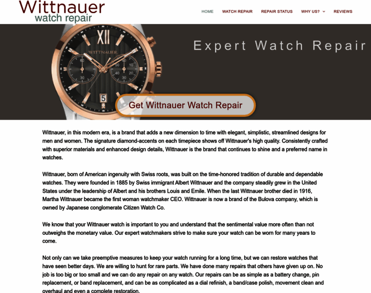 Wittnauerwatchrepair.com thumbnail