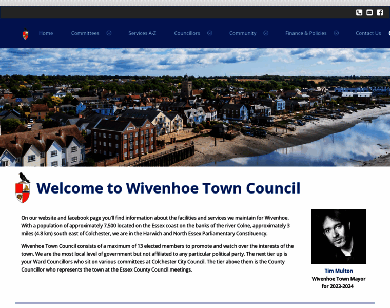 Wivenhoe.gov.uk thumbnail