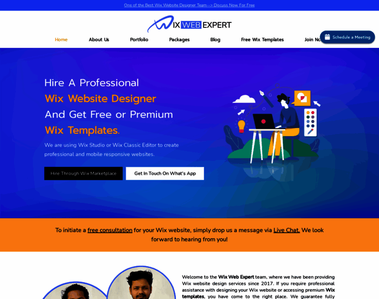 Wixwebexpert.com thumbnail