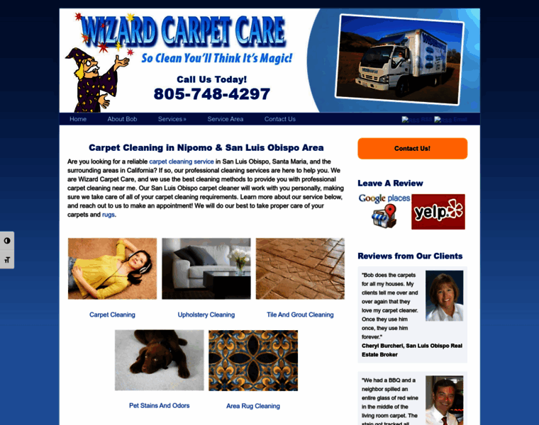 Wizardcarpetcare.com thumbnail