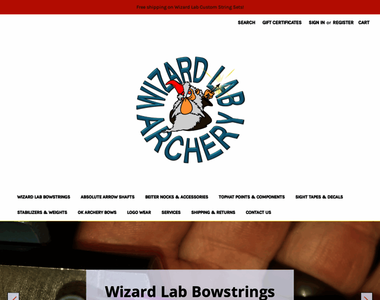 Wizardlabarchery.com thumbnail