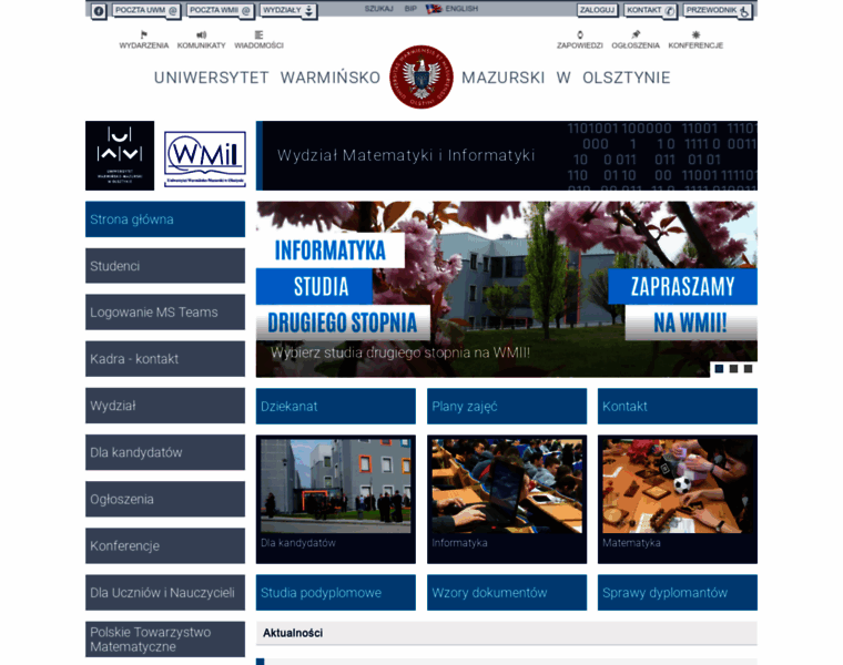 Wmii.uwm.edu.pl thumbnail