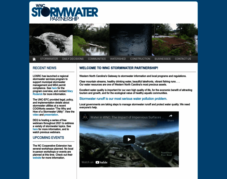Wncstormwater.org thumbnail