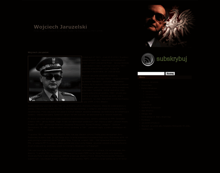 Wojciech-jaruzelski.pl thumbnail