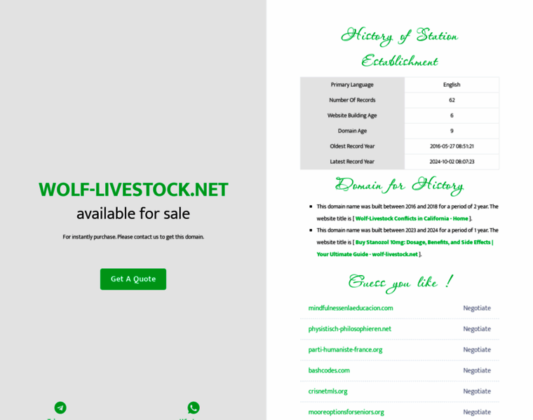 Wolf-livestock.net thumbnail Wolf-livestock.net thumbnail
