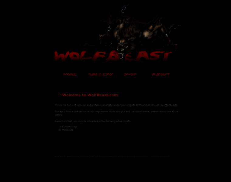 Wolfbeast.com thumbnail