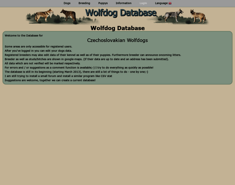 Wolfdog-database.com thumbnail